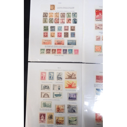 610 - A FOLDER OF CHINESE STAMPS