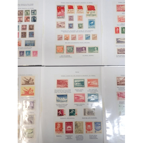 610 - A FOLDER OF CHINESE STAMPS