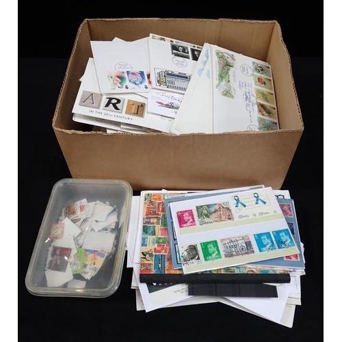 611 - A COLLECTION OF STAMPS AND FIRST DAY COVERS 1970s onwards