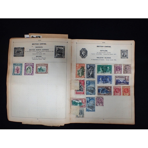 612 - AN ALBUM OF POSTAGE STAMPS British Empire, etc