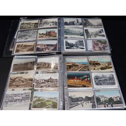 634 - TWO ALBUMS OF POSTCARDS; BOURNEMOUTH and area; Sandbanks, Boscombe, Southborne, Christchurch