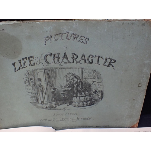 656 - JOHN LEECH - PICTURES OF LIFE CHARACTER SERIES 2-5 (four volumes)