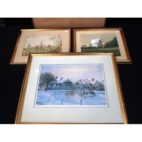 726 - A COLLECTION OF WATERCOLOURS by various artists. Including Pasco Holman, A. Achland Hunt and M. Bens... 