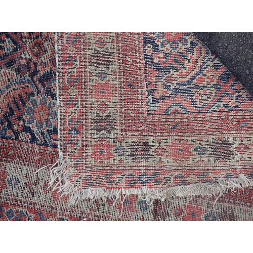 792 - A PAIR OF ANTIQUE COUNTRY HOUSE HAMEDAN RUNNERS with Herati endless repeat pattern, late 19th centur... 