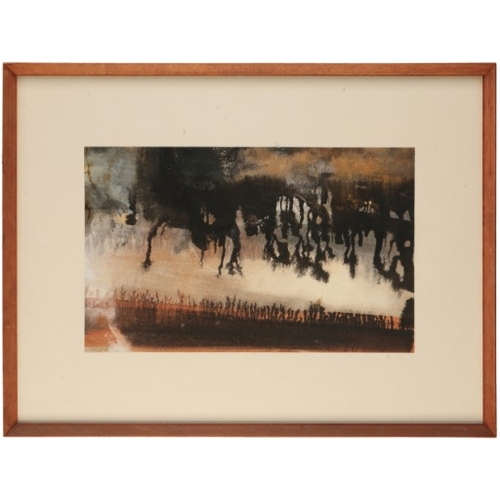 149 - *VIRÃN SAHAI (1933-2014) 'Evening Light'

abstract composition, signed and dated 1966 lower left, m... 