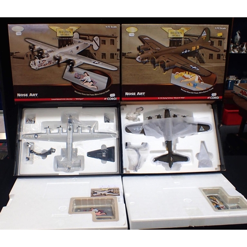 164 - CORGI 'THE AVIATION ARCHIVE' NOSE ART COLLECTION No.US34011 CONSOLIDATED B-24J LIBERATOR 'MICHIGAN' ... 