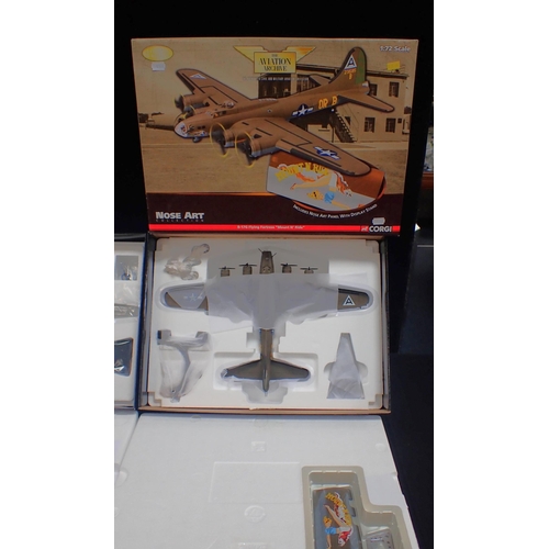 164 - CORGI 'THE AVIATION ARCHIVE' NOSE ART COLLECTION No.US34011 CONSOLIDATED B-24J LIBERATOR 'MICHIGAN' ... 