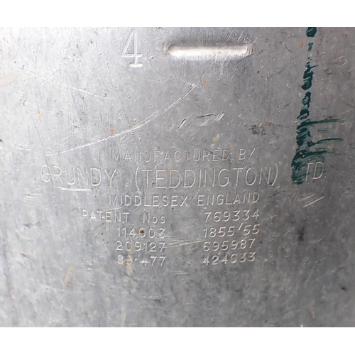 7 - A VINTAGE MILK CHURN, HORNBY & CLARKE Ltd, RICHMOND the lid marked Minsterley Creameries Ltd, Shrops... 