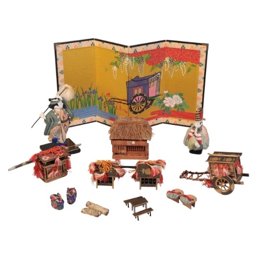 230 - A COLLECTION OF 'PRESENTS' FOR THE FESTIVAL OF HINAMATSURI, OR GIRL'S DAY

Showa, late 20th century,... 