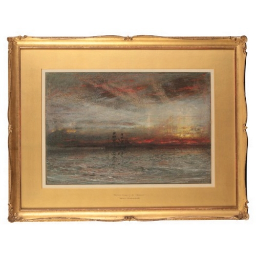 110 - ALBERT GOODWIN (1845-1932) 'The Last Voyage of the Adventure'

signed and dated lower right, waterco... 