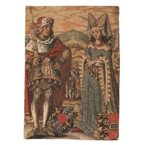 92 - JOST AMMAN (1539-1591) & GEORG MACK THE ELDER (fl. 1556-1601) 'Rudolphus II'

(Holl. 201.66), 1583, ... 