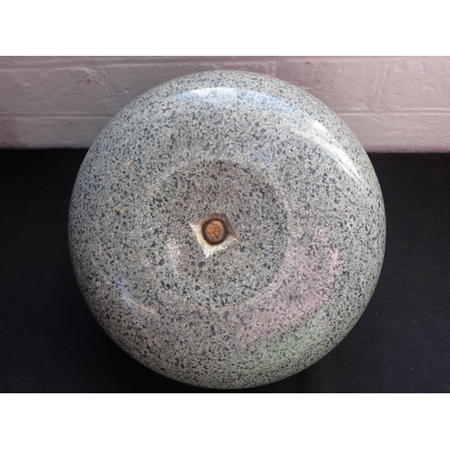 117 - A CURLING STONE, PROBABLY AILSA CRAIG GRANITE 20th century (handle secure)