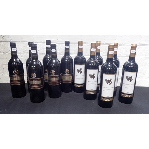 162 - 12 BOTTLES GOLDEN GRAPE ESTATE, AUSTRALIA: CABERNET SHIRAZ 2011, 2012, 2104 and 2015 (6), Cabernet M... 