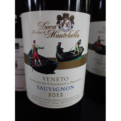 235 - 12 BOTTLES OF WHITE WINE Golden Grape Este, 2015 wooded chardonnay, Australian and Duca Bortini di M... 