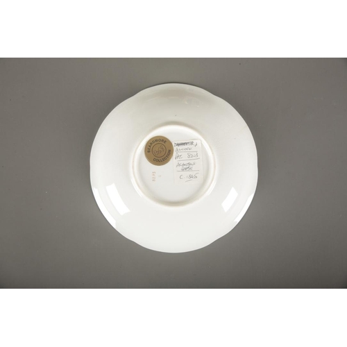 26 - A COLLECTION OF ALCOCK TEAWARES including four tea cups and saucers and one further teacup in Acanth... 