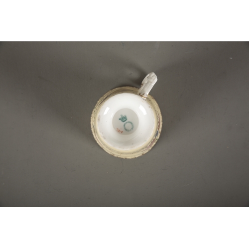 43a - A COLLECTION OF ENGLISH PORCELAIN TEAWARE comprising three trios, two by Minton, a cup and saucer, a... 
