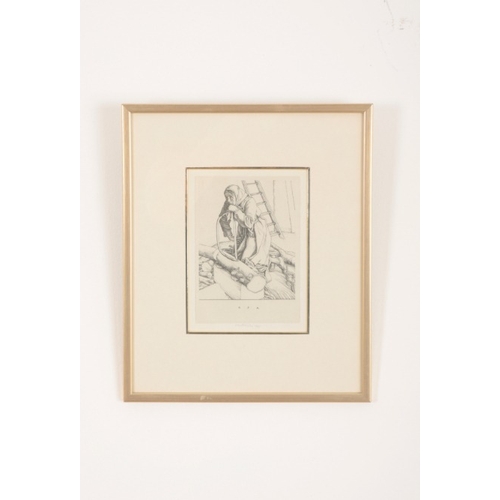 52 - *ROBERT SARGENT AUSTIN (1895-1973) 'Mason of Canterbury'

signed and dated 1948 in pencil to the mar... 