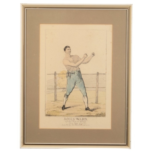 56 - ENGLISH SCHOOL, EARLY 19TH CENTURY A set of four boxing engravings

'Dutch Sam', 'James Ward', 'Tho'... 