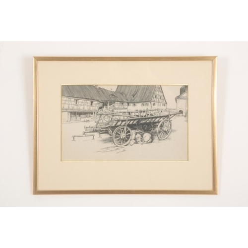 67 - *WILFRED R. E. FAIRCLOUGH (1907-1996) 'The Large Cart, Rothenburg'

1938, signed in pencil to the ma... 