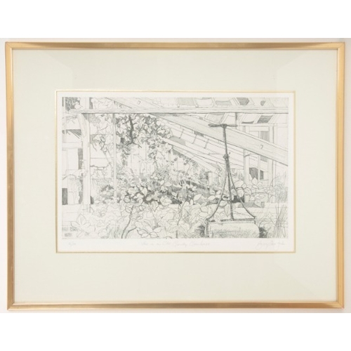 73 - *BARRY OWEN JONES (1934-2018) 'Vine in an old Guernsey greenhouse'

signed, titled and numbered 12/7... 