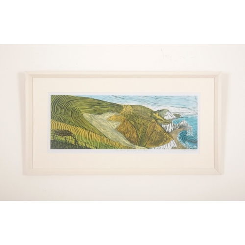 87 - *LIZ SOMERVILLE (Contemporary) 'Corfe: Past over Present'

signed and titled in pencil to the margin... 