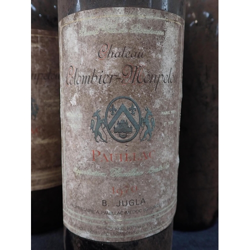 125 - CHATEAU COLOMBIER-MONPELOU PAUILLAC 1970 twenty-eight 75cl bottles, together with one other bottle w... 