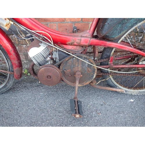 155 - A RALEIGH RUNABOUT MOTORCYCLE 49cc (for restoration/spares)