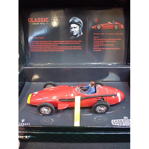 174 - TWO SCALEXTRIC SPORT CLASSIC GRAND PRIX LIMITED EDITION CARS from the 1957 German Grand Prix - a Van... 