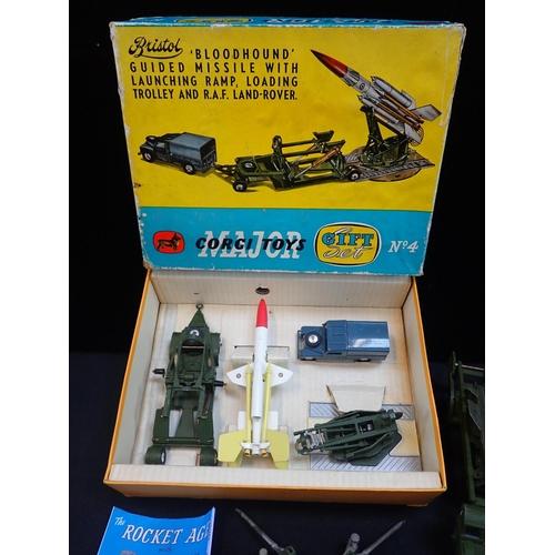 177 - A CORGI MAJOR GIFT SET : BRISTOL BLOODHOUND NO. 4 including ramp, trolley and Land Rover, boxed, tog... 