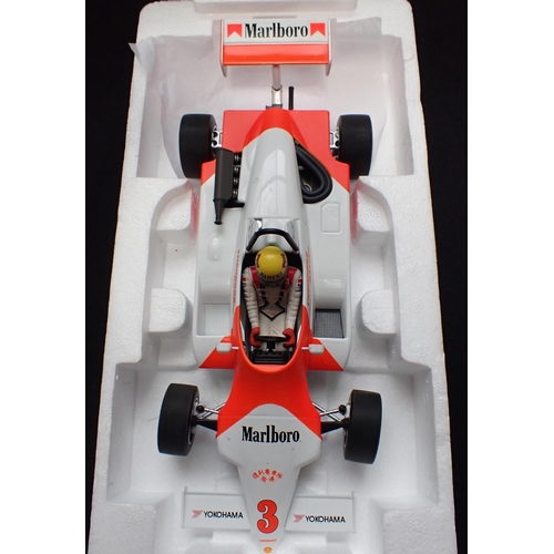 186 - AYRTON SENNA: A MINICHAMPS F1 CAR MODEL - RALT TOYOTA RT3 winner of Macau GP 1983, no. 540 831813, b... 