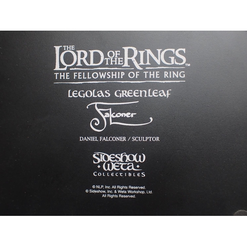 246 - LORD OF THE RINGS SIDESHOW WETA FIGURE Legolas Greenleaf (arrows detached from quiver)