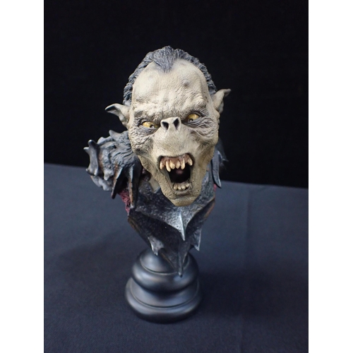 267 - LORD OF THE RINGS SIDESHOW WETA BUST Moria Orc Swordsman, boxed