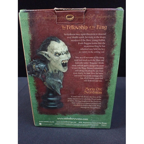 267 - LORD OF THE RINGS SIDESHOW WETA BUST Moria Orc Swordsman, boxed