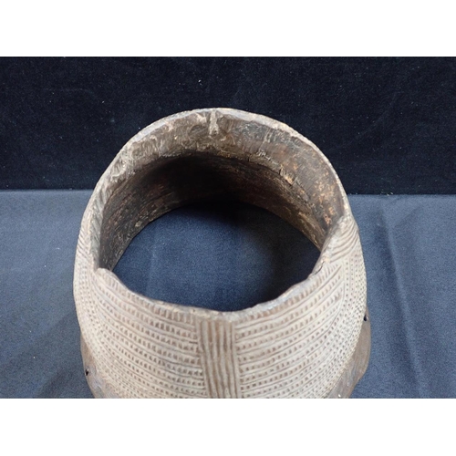 269 - A TABWA HELMET MASK, CONGO 21cm high, 30cm wide