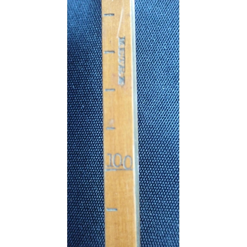 273 - A BAMBOO HORSE MEASURING STICK with root handle