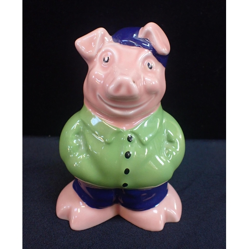 311 - A WADE NAT WEST PIG 'COUSIN WESLEY' with painters mark to stopper rim, base 102mm wide, and five oth... 