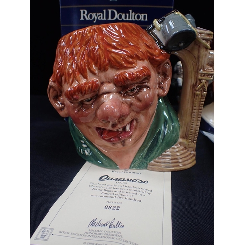 321 - ROYAL DOULTON CHARACTER JUG 'THE AUCTIONEER' D6838 357/5000 boxed with certificate, and 'William Sha... 