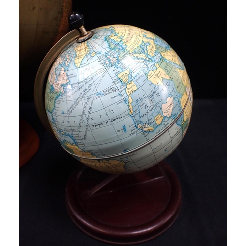 34 - A PHILIPS 13 1/2 inch 'CHALLENGE' GLOBE the gores dated 1960, (some damage to equator strips, discol... 