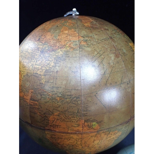 34 - A PHILIPS 13 1/2 inch 'CHALLENGE' GLOBE the gores dated 1960, (some damage to equator strips, discol... 