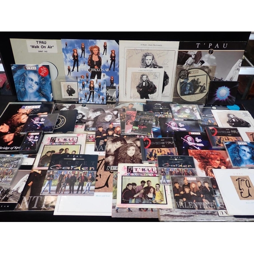 78 - AN EXTENSIVE COLLECTION OF T'PAU VINYL; ALBUMS, SINGLES, CDs including 3inch CDs, etc, 'Only the Lon... 