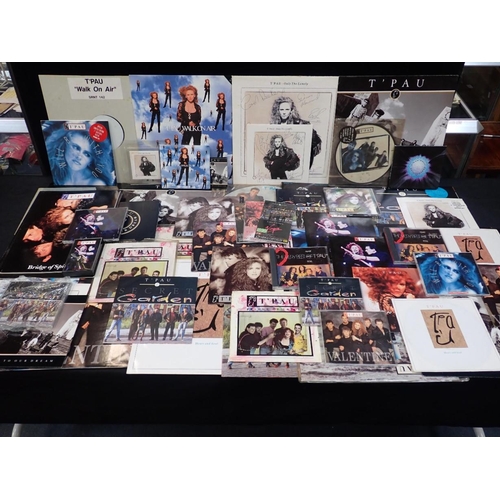 78 - AN EXTENSIVE COLLECTION OF T'PAU VINYL; ALBUMS, SINGLES, CDs including 3inch CDs, etc, 'Only the Lon... 