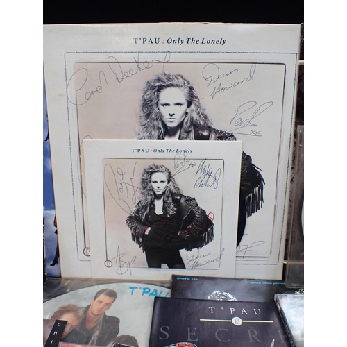 78 - AN EXTENSIVE COLLECTION OF T'PAU VINYL; ALBUMS, SINGLES, CDs including 3inch CDs, etc, 'Only the Lon... 