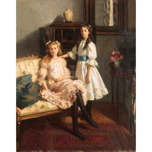 10 - WILFRID GABRIEL DE GLEHN (1870-1951) 'The Talbot Sisters'

a full length portrait of Anne and Joan T... 