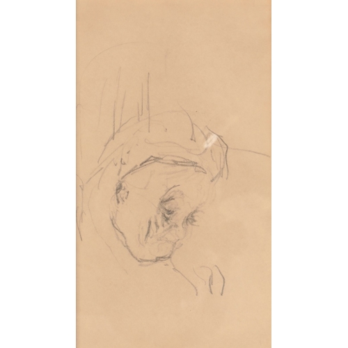 11 - EDOUARD VUILLARD (1868-1940) 'Head of Madame Vuillard'

pencil on paper, 20cm x 11.4cm 
Framed dimen... 