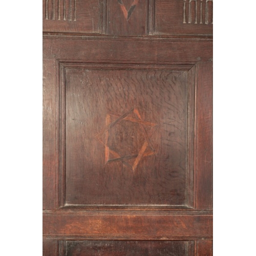 374 - AN ENGLISH OAK BED

17th century and later, the headboard with elements of stop-fluted arcading and ... 