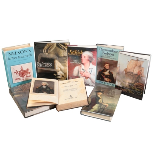 495 - LORD VISCOUNT HORATIO NELSON INTEREST: A COLLECTION OF BOOKS

relating to the life and achievements ... 