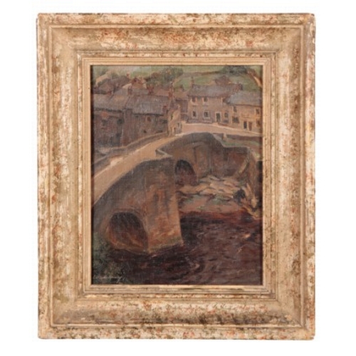 118 - *ERNEST ALFRED SALLIS BENNEY (1894-1966) 'Barnard Castle Bridge'

1930, signed and dated lower left,... 