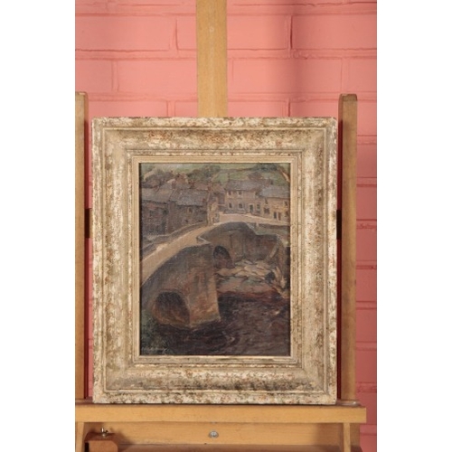 118 - *ERNEST ALFRED SALLIS BENNEY (1894-1966) 'Barnard Castle Bridge'

1930, signed and dated lower left,... 