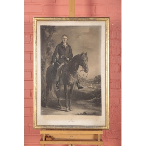 142 - GEORGE RAPHAEL WARD (1797-1879) AFTER FRANCIS GRANT (1803-1878) 'Sir Tatton Sykes'

full-length port... 