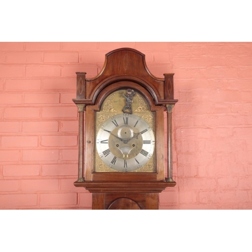 171 - A GEORGE III WALNUT LONGCASE CLOCK BY WILLIAM WADY, TWICKENHAM

the eight day two train movement str... 